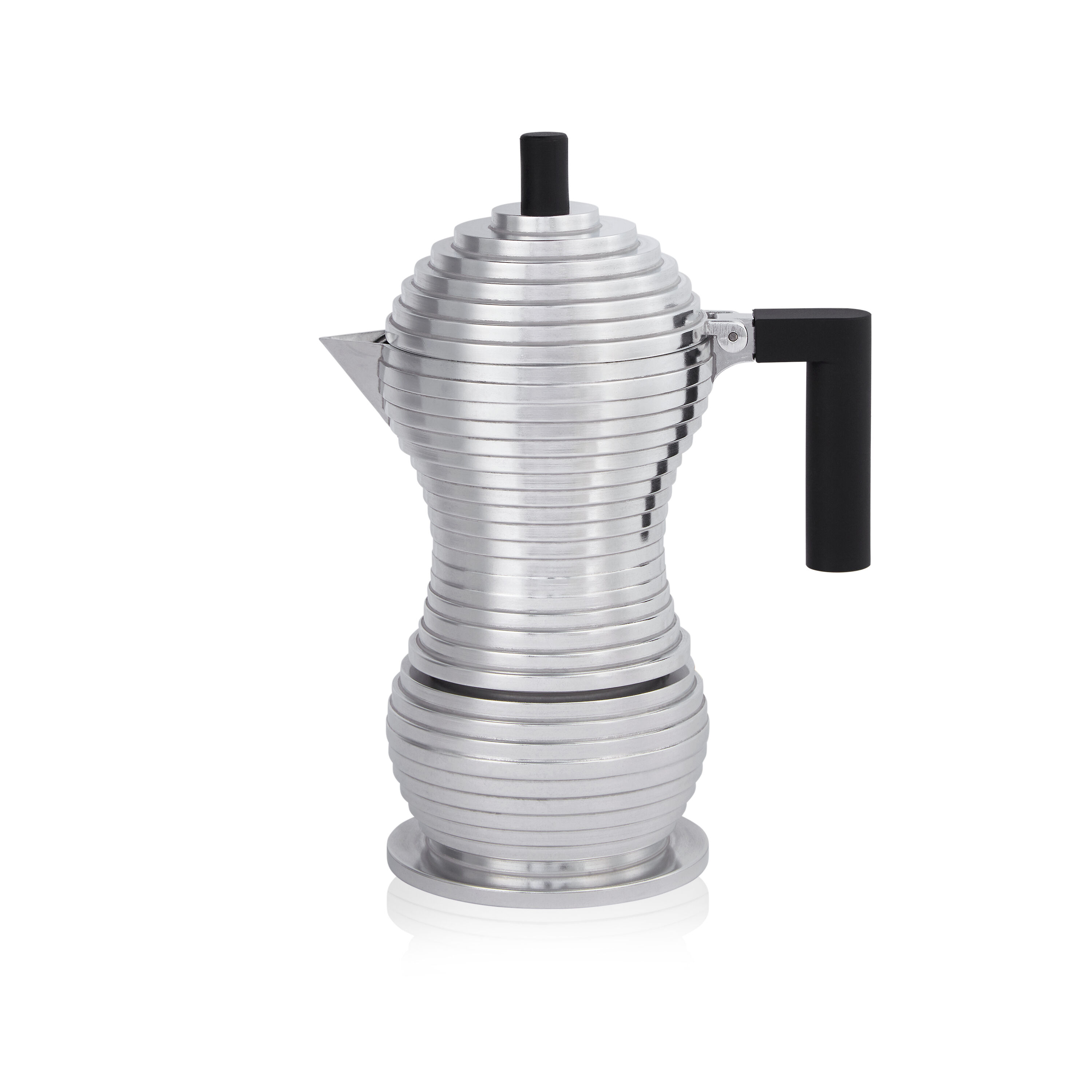 Alessi "Pulcina" Mokkakanne für 6 Tassen in schwarz